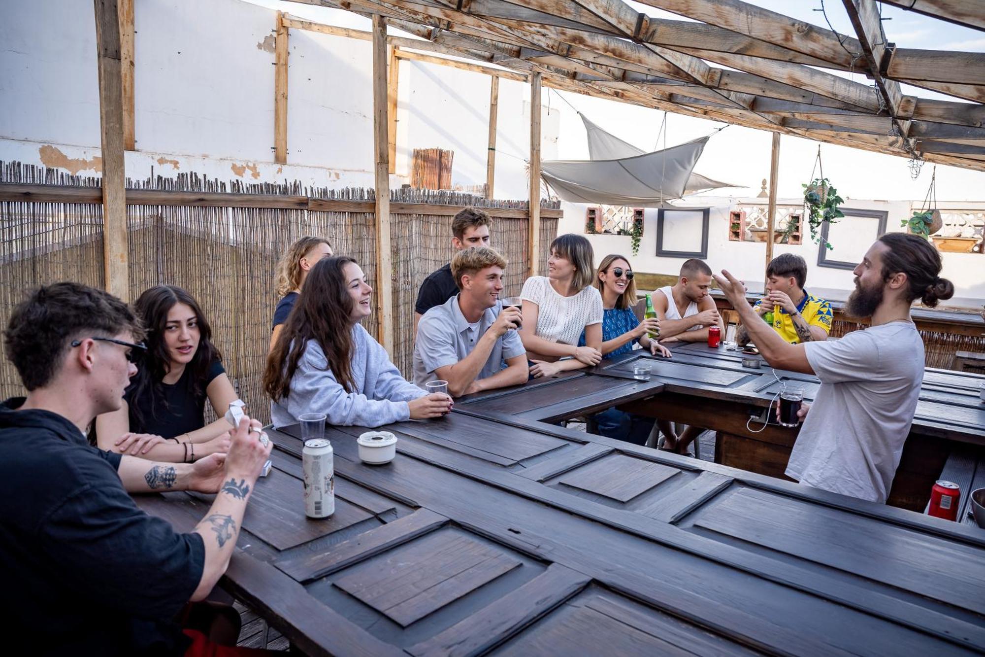 Las Palmas Rooftop Hostel 外观 照片