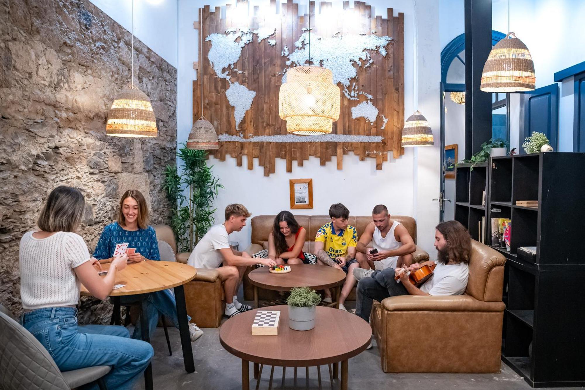 Las Palmas Rooftop Hostel 外观 照片